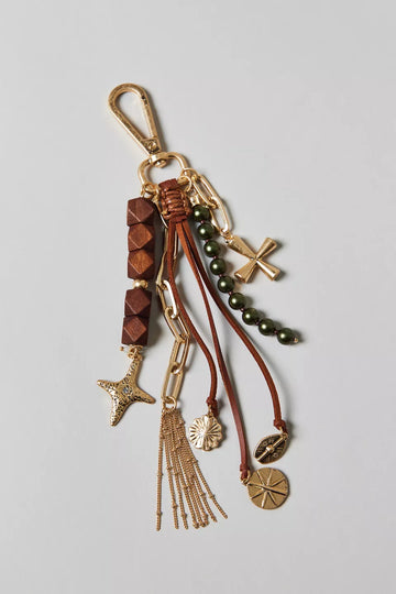 Charm Cluster Boho Keychain